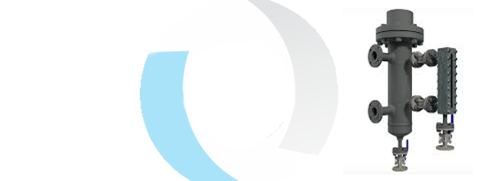 Garrafas de nivel para caldeiras e equipamentos.